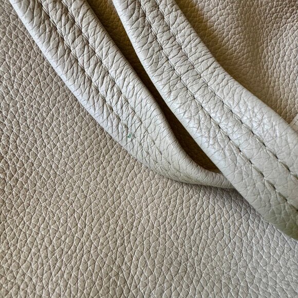 FRESHLY PICKED Original Leather Carryall Bag - Tan & Neon Yellow - Picture 15 of 16